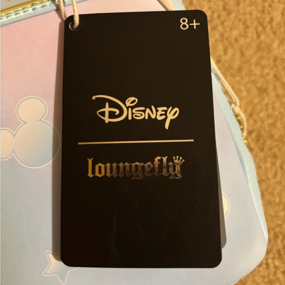 Loungefly Disney Mickey and Friends Tie Dye Crossbody Bag with Coin Purse - Picture 9 of 10